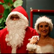 père noël et son assistante